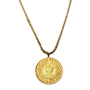 CIVIC DUTY 1896 NL penny pendent + chain